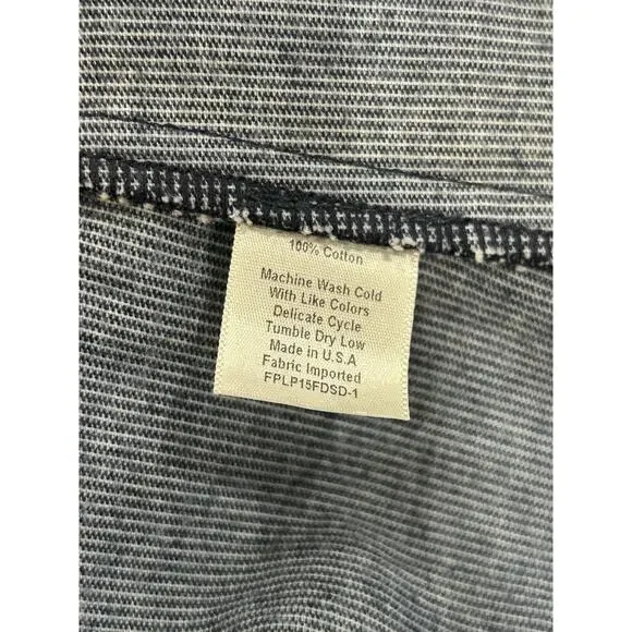 Free People Washed Corduroy Button Shift Dress Size S Blue Button Up USA Made - Picture 7 of 7